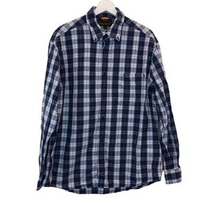 Timberland Plaid Button Down Shirt Cotton